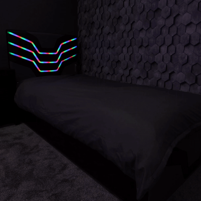 Cosmos RGB Twin Gaming Bed with Neo Motion - X Rocker