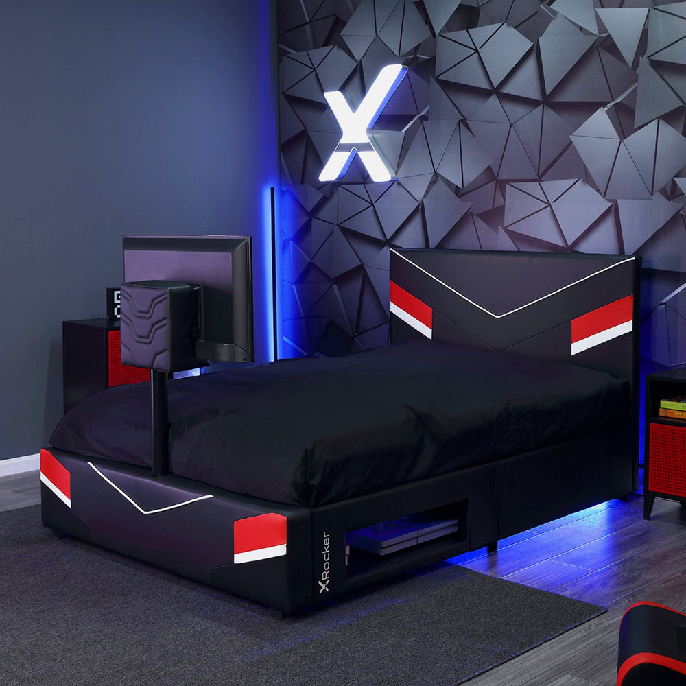 Orion eSports Gaming Bed with TV Mount, Full - X Rocker