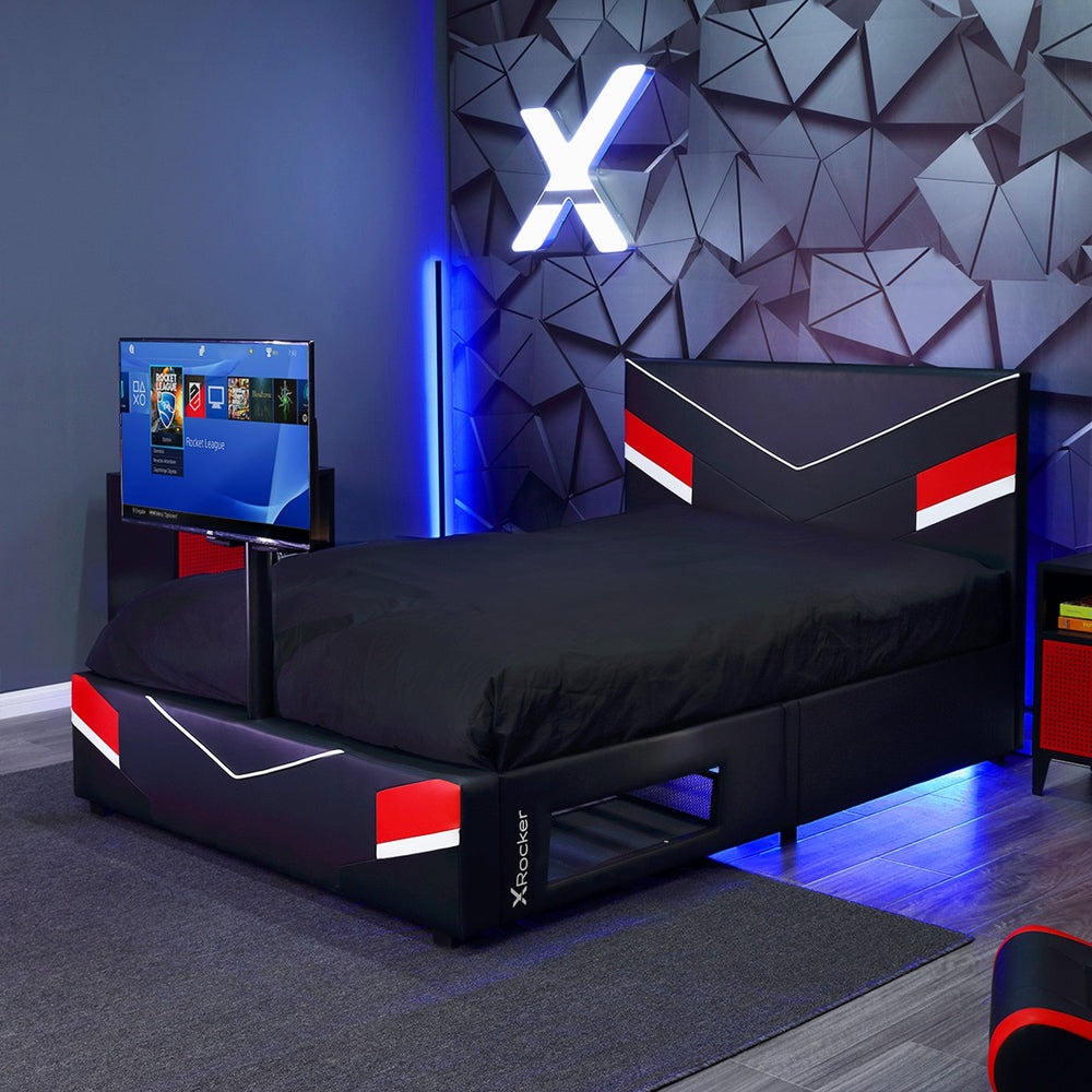 Orion eSports Gaming Bed with TV Mount, Full - X Rocker