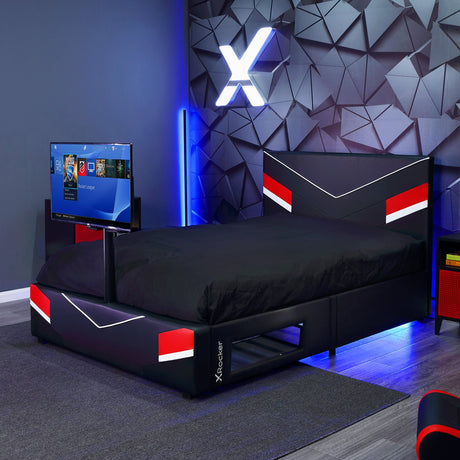 Orion eSports Gaming Bed with TV Mount, Full - X Rocker