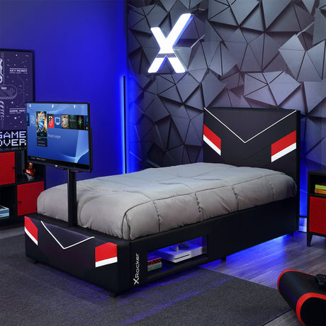 Orion eSports Gaming Bed with TV Mount, Twin - X Rocker