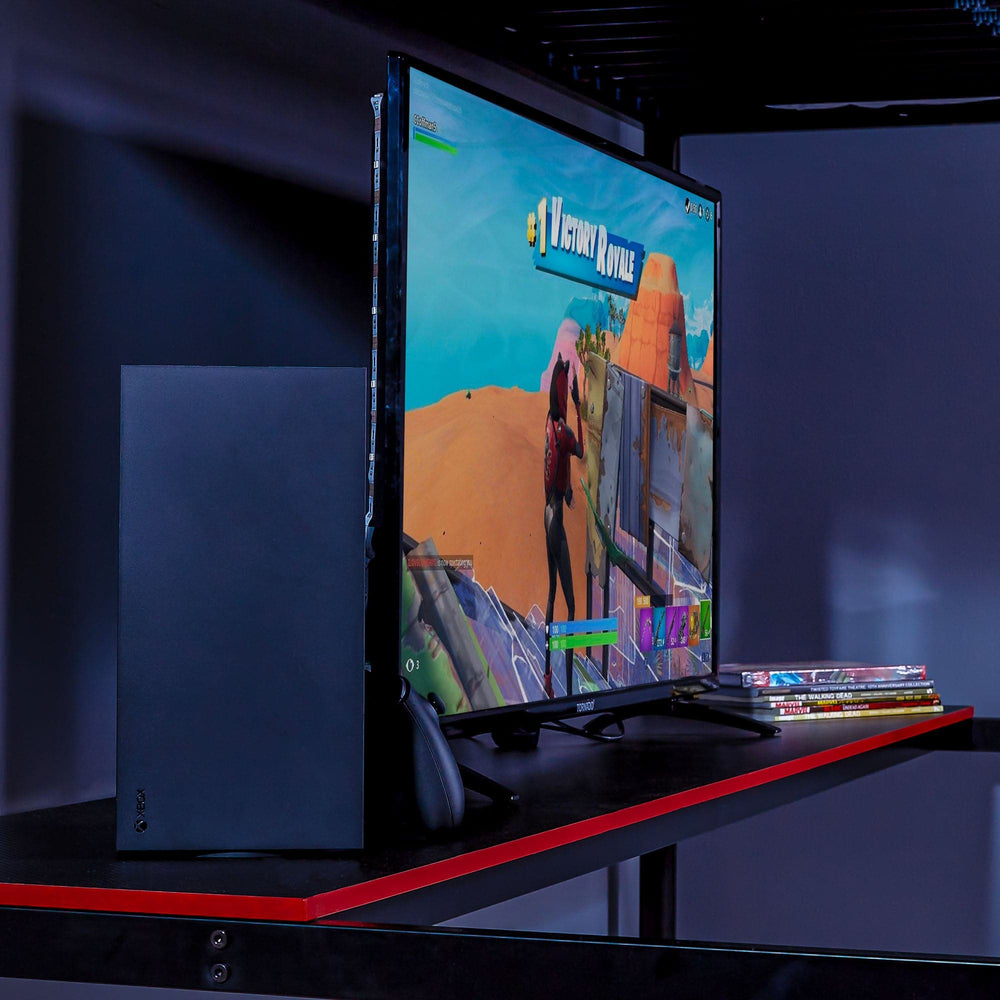 HQ Gaming Loft Bunk Bed with Battlestation - X Rocker