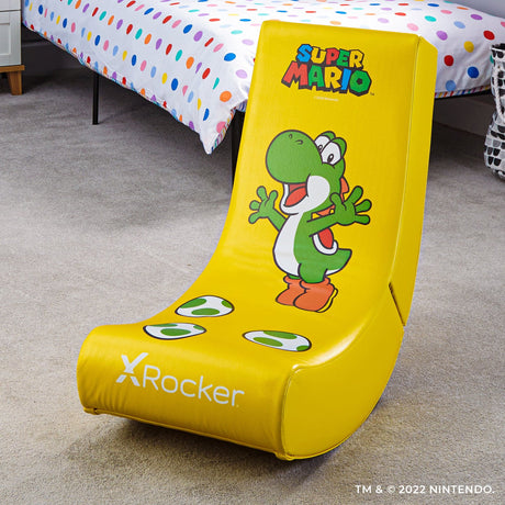 X Rocker Super Mario™ All-Star Floor Rocker - Yoshi - X Rocker