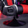 Falcon 2.1 Pedestal Gaming Chair, Black/White/Red - X Rocker