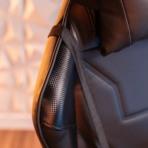 Agility PC Gaming Chair, Black/Carbon Fiber - X Rocker