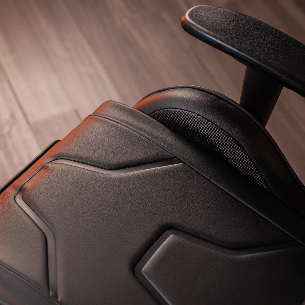 Agility PC Gaming Chair, Black/Carbon Fiber - X Rocker