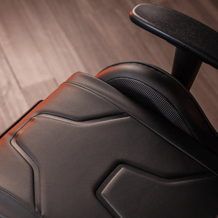 Agility PC Gaming Chair, Black/Carbon Fiber - X Rocker