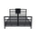 Basecamp LED Gaming Bed with XL TV Mount, Black, Full - X Rocker
