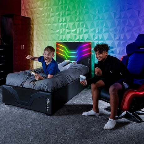 Cosmos RGB Twin Gaming Bed with Neo Motion - X Rocker