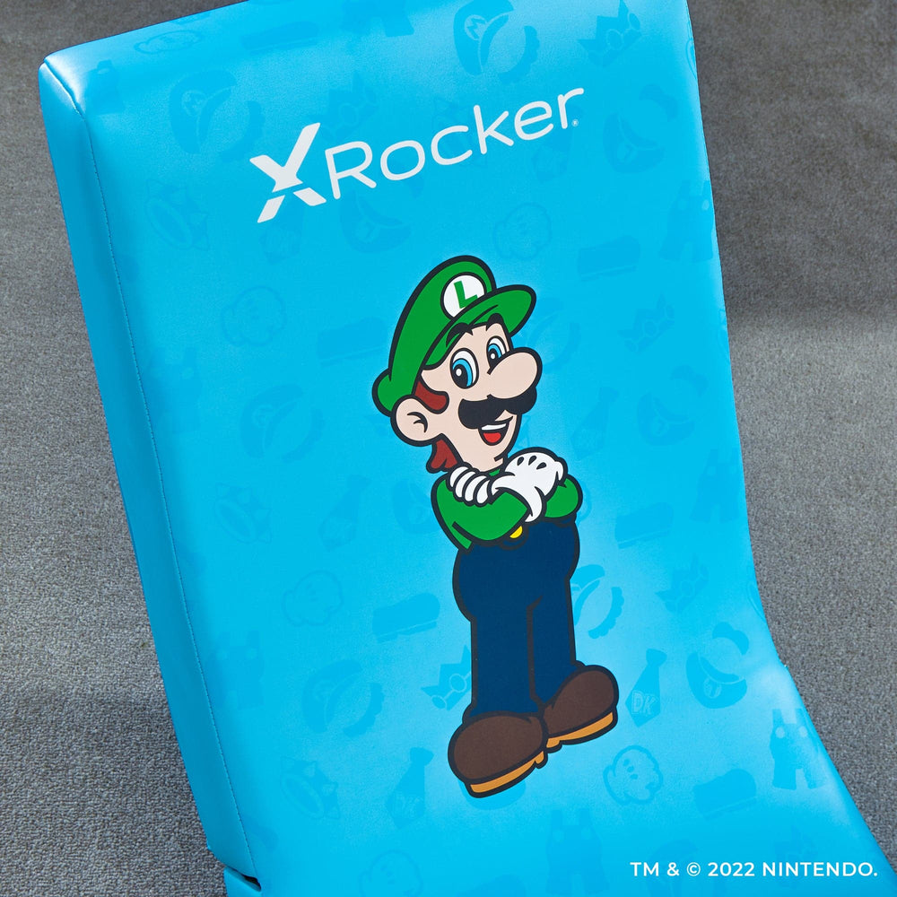 X Rocker Super Mario™ Pose Floor Rocker - Luigi - X Rocker