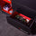 Carbon-Tek Chest of Drawers with LED, Gray/Red - X Rocker