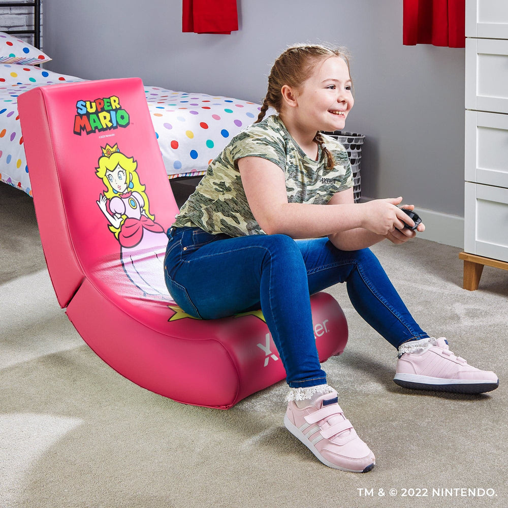 X Rocker Super Mario™ All-Star Floor Rocker - Peach - X Rocker