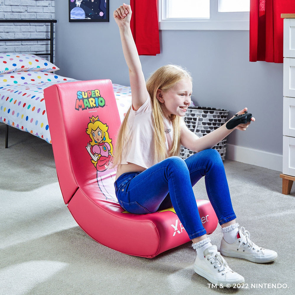 X Rocker Super Mario™ All-Star Floor Rocker - Peach - X Rocker