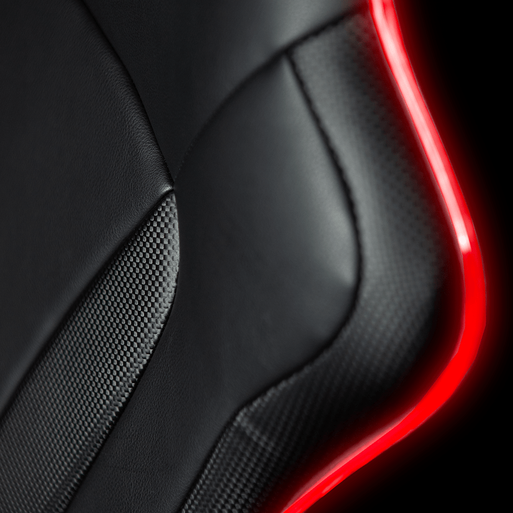 CXR3 LED Bluetooth Audio Pedestal Gaming Chair, Black - X Rocker