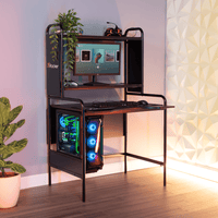 iCarus V1 Gaming Desk, Black - X Rocker
